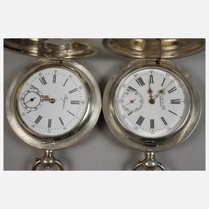 Sechs großformatige Schlüsseluhren