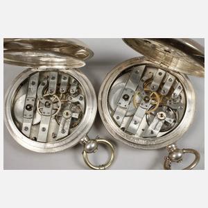 Sechs großformatige Schlüsseluhren