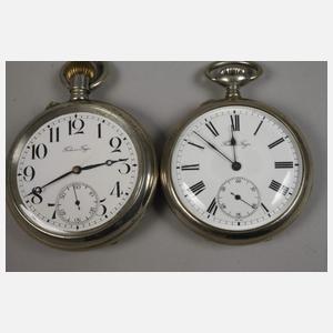 Acht Taschenuhren Paul Buhré