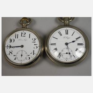 Acht Taschenuhren Paul Buhré