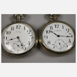 Acht Taschenuhren Paul Buhré