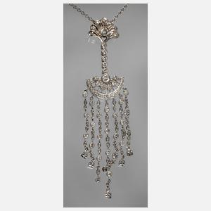 Aufwendiges Brillantcollier