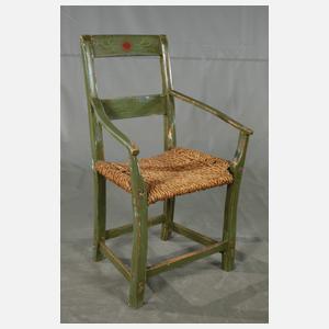 Vier skandinavische Bauernstühle