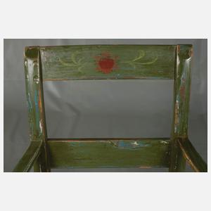 Vier skandinavische Bauernstühle