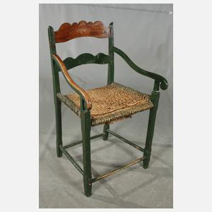 Vier skandinavische Bauernstühle