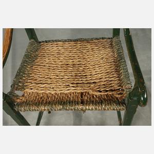 Vier skandinavische Bauernstühle