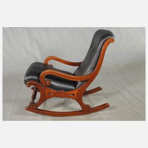 Kleiner Schaukelstuhl Biedermeier