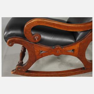 Kleiner Schaukelstuhl Biedermeier