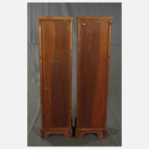 Paar Säulenschränke Jugendstil