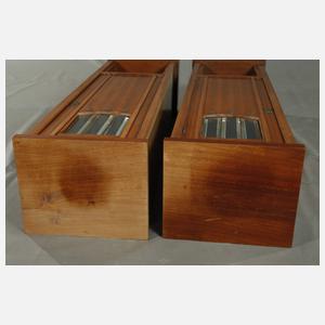 Paar Säulenschränke Jugendstil