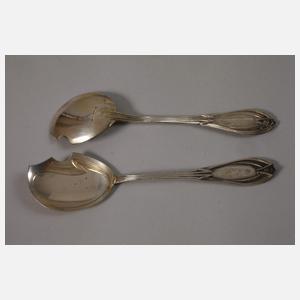 Eisbesteck Jugendstil Silber