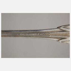 Eisbesteck Jugendstil Silber