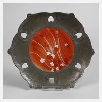 Orivit Teller mit Zinnmontur111