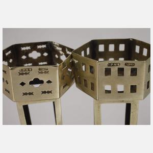 Paar Kerzenständer Arts and Crafts