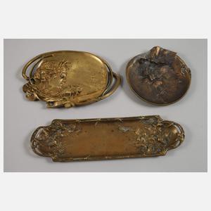 Konvolut Jugendstilschalen