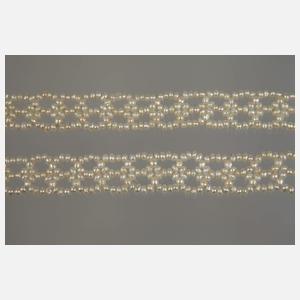 Perlencollier mit Diamanten