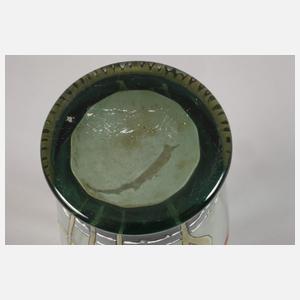 Vase mit Mohnblütendekor