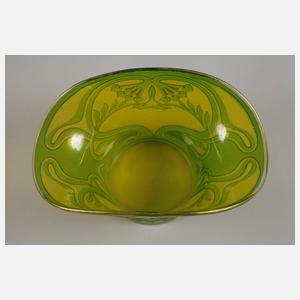 Ätzglasschale Jugendstil