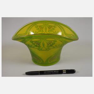 Ätzglasschale Jugendstil