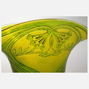 Ätzglasschale Jugendstil