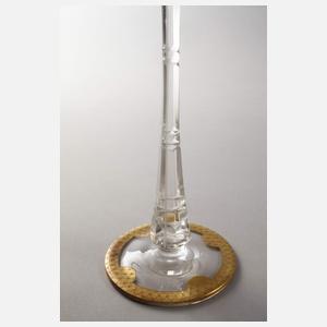 Moser Karlsbad Stängelglas "Schwertlilie"