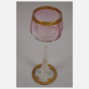 Moser Karlsbad Stängelglas "Schwertlilie"