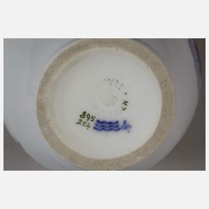 Kopenhagen Deckelvase mit Insektenknauf