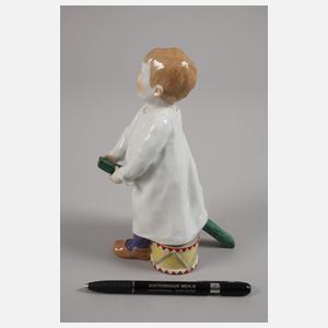 Meissen ”Kind, auf einem Stecken reitend”