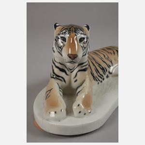 Meissen liegender "Tiger"