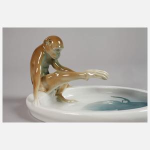 Rosenthal "Schale mit Affe"
