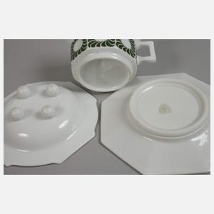 Ferdinand Selle Burgau Mokkatasse und Schälchen