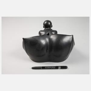 Bunzlau Schale mit Gargoyle