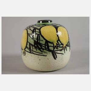 Max Laeuger Vase "Zitronen"