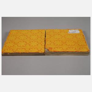 Villeroy & Boch zwei Fliesen Peter Behrens