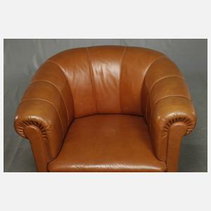 Paar Clubsessel Leder