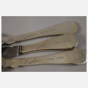 Silber Jubiläums-Dessertbesteck Georg Jensen