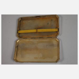 Silber Zigarettenetui mit Emaille