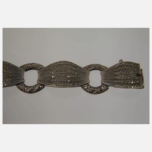 Theodor Fahrner Armband mit Markasiten