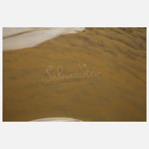 Verreries Schneider großer Obstteller