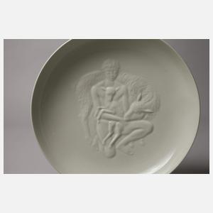 KPM Berlin zwei Teile Reliefdekor