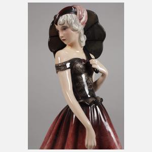 Goldscheider Wien Figur "Parisienne"