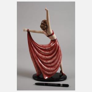 Keramos Wien Tänzerin Art déco