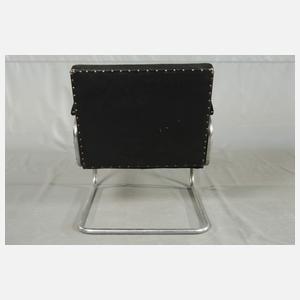 Paar Stahlrohrsessel