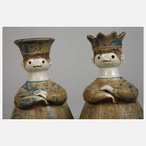 Gerald & Gotlind Weigel zwei Leuchterfiguren