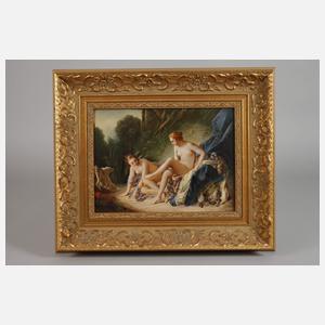 Hutschenreuther Bildplatte "Diana im Bade"