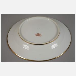 Frankreich Zierteller Chinoiserie Gartenszene