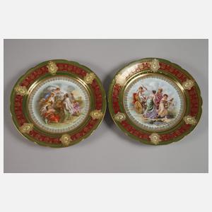 Böhmen Prunkset im Alt-Wiener Stil