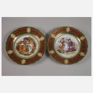 Böhmen Prunkset im Alt-Wiener Stil