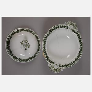 Meissen Konvolut Weinlaubdekor