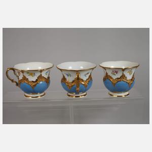 Meissen prunkvolles Kaffeeservice ”B-Form”